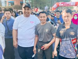 Chaidir Syam Hadiri Kegiatan Jalan Santai “TANI ON STAGE” di Pantai Losari Makassar