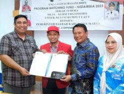Bupati Maros Berikan Bantuan Alat Ergonomis Program Matching Fund – Kedaireka Tahun 2023