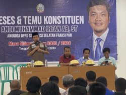 Irfan AB: InsyaAllah, Penataan Lapangan Sepakbola Pakalu Diusulkan Tahun 2024