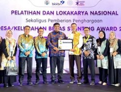 Bupati Maros Terima Penghargaan Desa/Kelurahan Bebas Stunting Award 2023