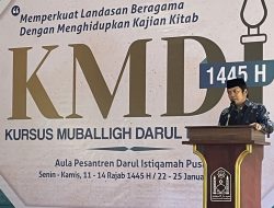 Irfan AB Hadiri Pembukaan Kursus Muballigh di Pesantren Darul Istiqamah