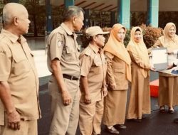 Pemkab Maros Laksanakan Apel Penghormatan Bendera dan Sertijab Pensiun PNS