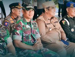 Bupati Maros Dampingi Danrem 141 Toddopuli dalam Apel Gelar Pasukan Pengamanan Presiden