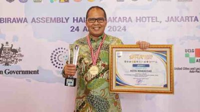 Pemkot Makassar Kembali Raih Penghargaan SPM Awards 2024