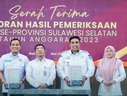 Bupati Maros Serahkan Laporan Hasil Pemeriksaan LKPD Tahun Anggaran 2023