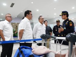 Menteri Perdagangan Tinjau Area Pabean di Bandara Soekarno-Hatta