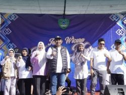 Bupati Maros dan Wakil Bupati Resmi Buka Kegiatan Jalan Santai dan Festival UMKM 14 Kecamatan