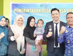 Wakil Bupati Maros Meninjau Lokasi Posyandu Desa Minasa Upa di Kecamatan Bontoa