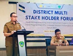 Sekda Maros Resmi Membuka Kegiatan District Multi Stakeholder Forum YESS Programme PPIU Sulsel