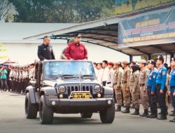 Bupati Maros Bersama Unsur Forkopimda Ikuti Apel Gelar Pasukan Operasi Pengamanan Pilkada