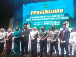 Pengukuhan Perpanjangan Masa Jabatan Kepala Desa Kabupaten Maros