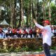 Danny Pomanto saat menjadi narasumber pada kegiatan Training fo Trainer (TOT) Building Character Angkatan III yang digelar Dinas Pendidikan (Disdik), di Tokka Tena Rata, Kabupaten Maros, Sabtu (67).