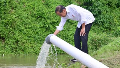 Presiden Jokowi Tinjau Program Pompanisasi di Desa Layoa, Bantaeng