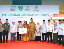 Bupati Maros Resmikan Peluncuran Program ZChicken Binaan BAZNAS Maros