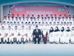 Bupati Maros Kukuhkan Anggota Paskibraka Kabupaten Maros 2024