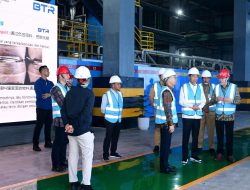 Presiden Joko Widodo Resmikan Pabrik Bahan Anoda Baterai Litium di KEK Kendal