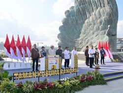 Presiden Joko Widodo Resmikan Taman Kusuma Bangsa di Ibu Kota Nusantara