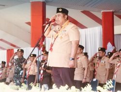Bupati Maros Pimpin Upacara Peringatan Hari Pramuka ke-63