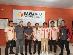 Ketua Pemuda Muhammadiyah Maros Bertemu Ketua Bawaslu Maros, Bahas Kerjasama Strategis