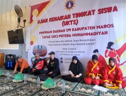 Pimda 179 Tapak Suci Putera Muhammadiyah Kabupaten Maros Gelar Ujian Kenaikan Tingkat Siswa