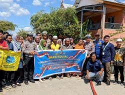 Lantas Polres Bersama PMII Kabupaten Maros Salurkan Bantuan Air Bersih ke Warga