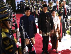 Presiden Joko Widodo dan Ibu Iriana Hadiri Pelantikan Presiden dan Wakil Presiden 2024-2029