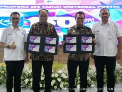 Kominfo Luncurkan Prangko Seri 150 Tahun UPU