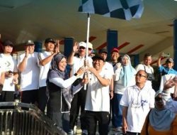 HUT Provinsi Sulsel ke-355, Pemkab Maros Gelar Jalan Santai Bersama