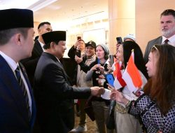 Diaspora Indonesia Sambut Kedatangan Presiden Prabowo di Washington DC