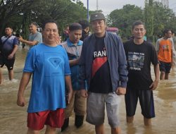 Irfan AB Memantau Banjir di Beberapa Titik di Kabupaten Maros