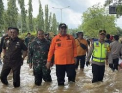 Bupati Maros Bersama Forkopimda Tinjau Sejumlah Titik Banjir di Kabupaten Maros