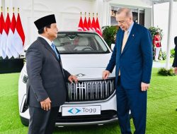 Presiden Erdoğan Serahkan Mobil Listrik Togg T10X sebagai Simbol Persahabatan kepada Indonesia
