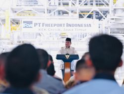 Presiden Prabowo Resmikan Pabrik Pemurnian Logam Mulia PT Freeport Indonesia