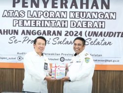 Bupati Maros Serahkan LKPD Tahun Anggaran 2024 kepada BPK Sulsel