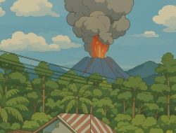 Gunung Dukono Meletus, Kolom Abu Capai 1.200 Meter