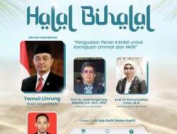 Senin Besok, KAHMI Makassar Gelar Halalbihalal Hadirkan Wakil Ketua DPD RI Tamsil Linrung