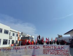 FSPBI Maros Gelar Aksi Protes Dugaan Sistem Kerja Ilegal di PT. New Era Block