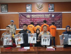 Polres Maros Tangkap Pelaku Pembusuran Viral, Tujuh Remaja Diamankan
