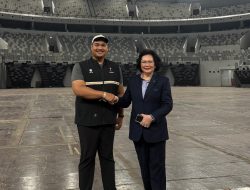Menpora Dito dan Presiden BWF Tinjau Indonesia Arena