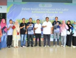 Bupati Maros dan Forkopimda Meriahkan Senam HUT Maros ke-66