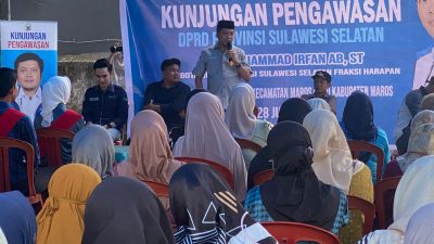 Irfan AB Terima Keluhan Warga Maros Saat Kunjungan Pengawasan