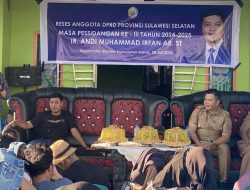 Irfan AB Serap Aspirasi Nelayan dan Pelaku UMKM Saat Reses di Bontoa