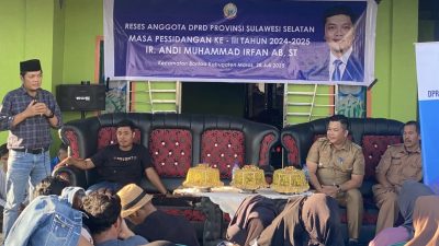 Irfan AB Serap Aspirasi Nelayan dan Pelaku UMKM Saat Reses di Bontoa