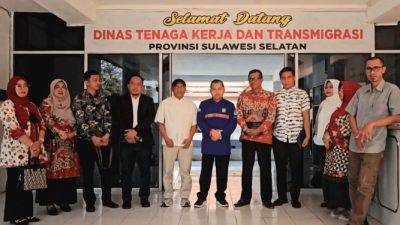 Audiensi dengan Disnakertrans Sulsel, KKLT Bakal Buat Pelatihan Pra-Kerja bagi Mahasiswa Asal Lutim