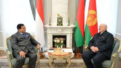 Presiden Prabowo Singgah dan Bertemu Presiden Lukashenko