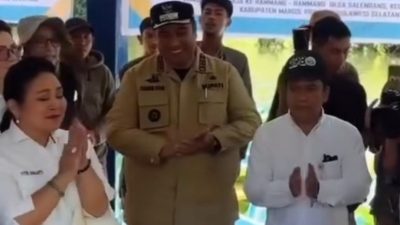 Panen Raya di Maros, Bupati Chaidir Syam Dampingi Titiek Soeharto