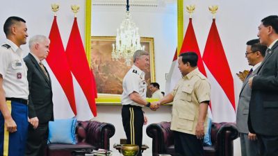 Prabowo Terima Medali Kehormatan dari Militer AS