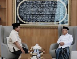 Prabowo Sambangi K.H. Ma’ruf Amin di Depok, Bahas Arah Bangsa ke Depan