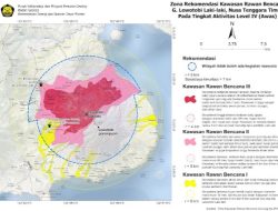 Status Gunung Api Lewotobi Laki-laki Naik Jadi Awas, Warga Diminta Waspada