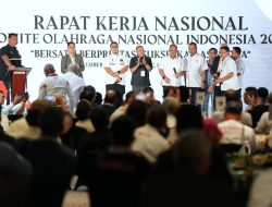 Menpora Dito Ajak Peserta Rakernas KONI Sampaikan Aspirasi Terkait Permenpora 14/2024